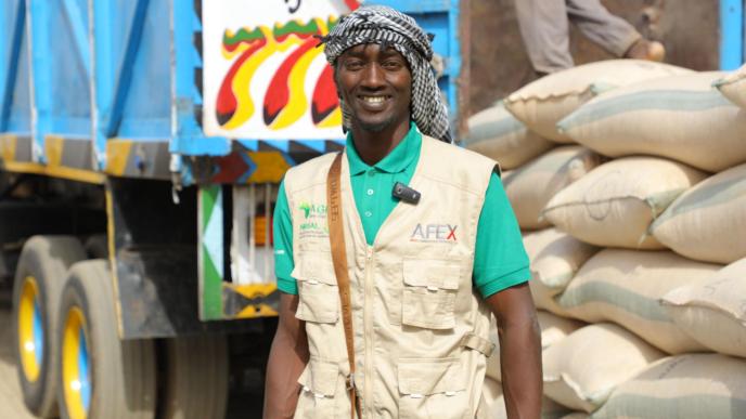 AFEX staff member, Dalhatu Abdulaziz poses for a photo. PHOTO: Africa Exchange