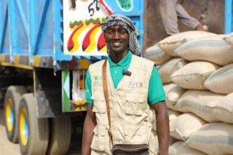 AFEX staff member, Dalhatu Abdulaziz poses for a photo. PHOTO: Africa Exchange