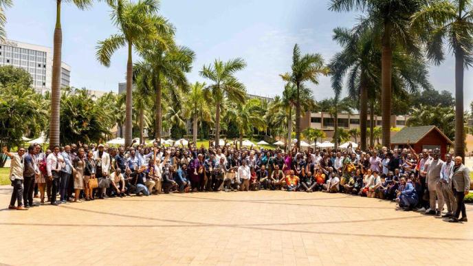 A group photo of all the participants at the the 2023 AfPIF which took place from 22 to 24 August 2023 at the Movenpick Ambassador Hotel in Accra, Ghana. PHOTO: AfPIF