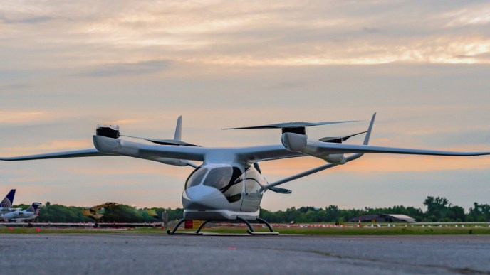 Beta Technologies' Alia-250, an eVTOL airplane. Courtesy Photo