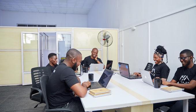 Entrepreneurs in Axia Technology & Innovation Hub in Nigeria. The hub is one of the 19 newly added tech & innovation hubs to AfriLab's Pan-Afrikan Hub Network. PHOTO: Axia Hub