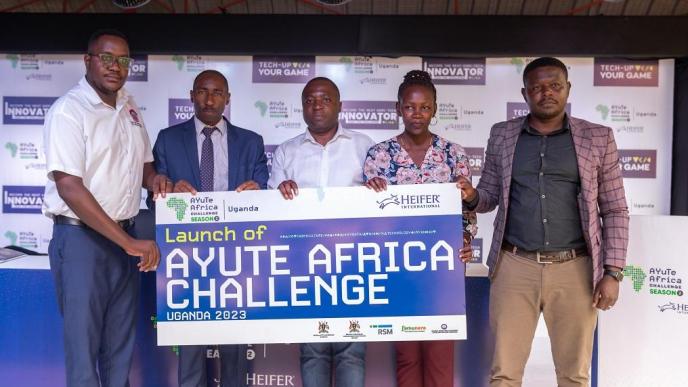 Partners pose for a group photo, launching the second edition of the Ayute Africa Challenge Uganda. PHOTO: PC Tech Magazine