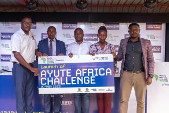 Partners pose for a group photo, launching the second edition of the Ayute Africa Challenge Uganda. PHOTO: PC Tech Magazine