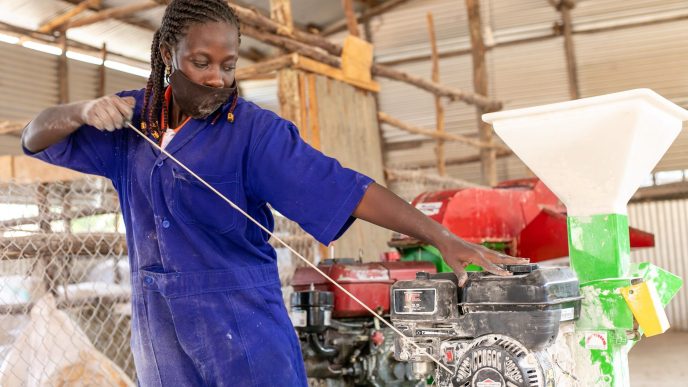 Young Africa Works - Hawa Sanyu, Youth Agripreneur Gudie Leisure Farm. Courtesy Photo