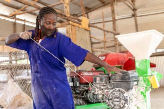 Young Africa Works - Hawa Sanyu, Youth Agripreneur Gudie Leisure Farm. Courtesy Photo