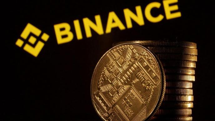 FILE PHOTO: Binance logo is seen in this illustration taken March 31, 2023. REUTERS/Dado Ruvic/Illustration/File Photo