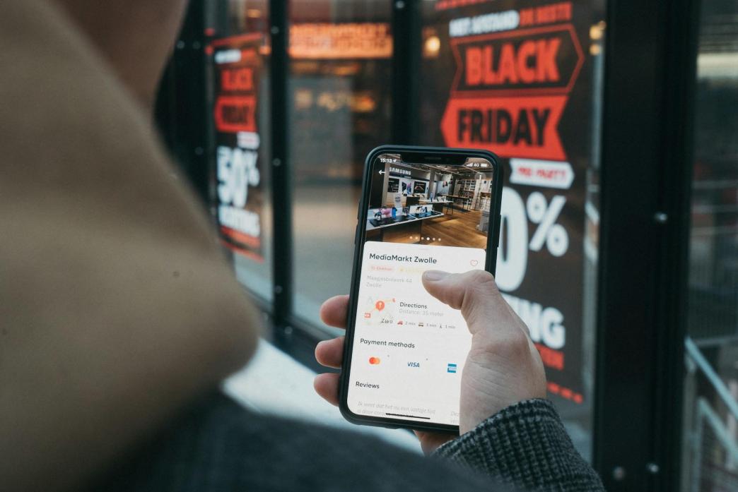 In 2023, an estimated 90.6 million people worldwide shopped online on Black Friday. PHOTO: CardMapr.nl/Unsplash