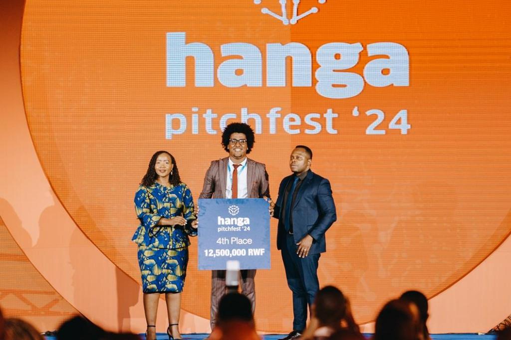 Clenville (Ewuket Tsegaw Alemayhu) emerged as the fourth winner of the 2024 Hanga Pitchfest competition. Courtesy Photo: Hanga Pitchfest