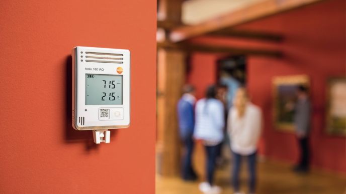 A data logger is an electronic device commonly used to track temperature, humidity, and pressure. (PHOTO BY: Testo)