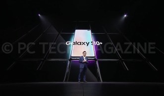 Dong-Jin Koh, President and CEO of Samsung Electronics, officially unveiled the Samsung Galaxy S10 phones during the company's unpacked event in San Francisco on Feb. 20th, 2019 | Photo by : PC TECH MAGAZINE/Olupot Nathan Ernest.