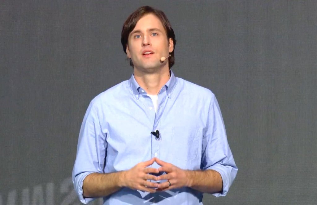 Samsung Head of US Product Management Mobile; Drew Blackard giving a presentation on the Samsung Galaxy Note 10 and Note Plus after their unveil at the Galaxy Unpacked event in Brooklyn, New York at the Barclays Center. Photo/@iam__one(Twitter)