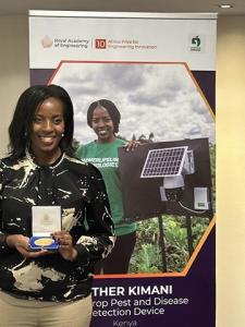 Esther Kimani, winner of the Africa Prize for Engineering Innovation. COURTESY PHOTO