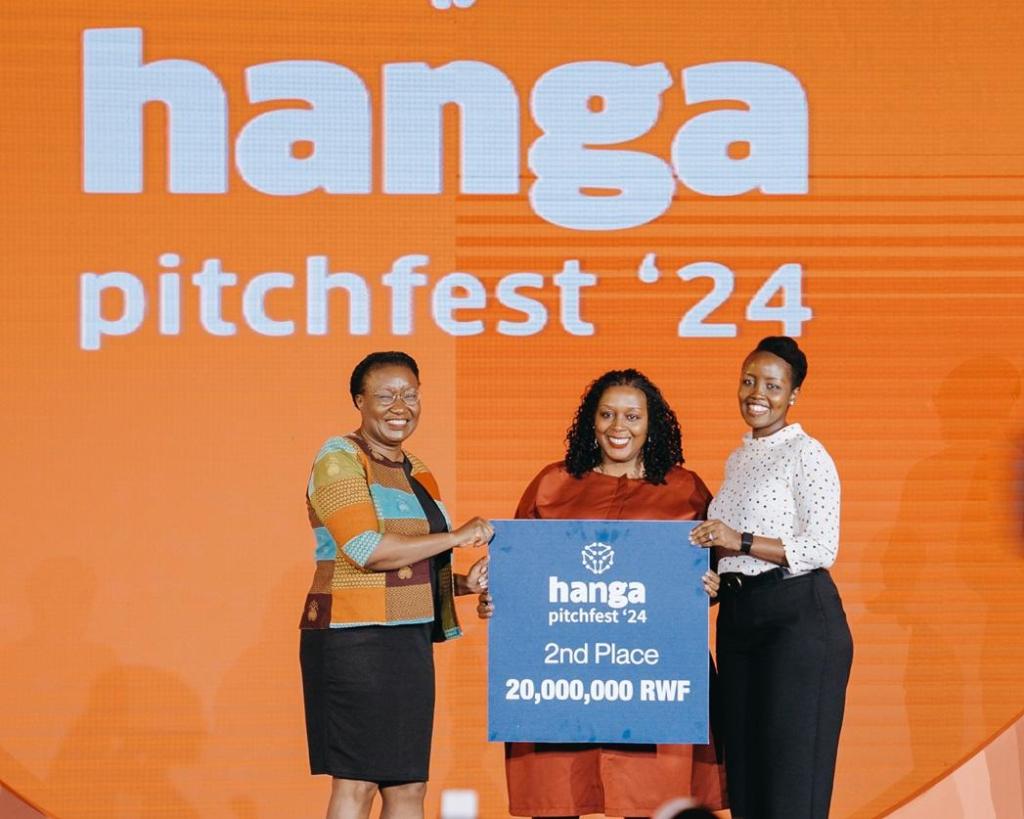 Geuza Limited (Aline Nicole) emerged as the second winner of the 2024 Hanga Pitchfest competition. Courtesy Photo: Hanga Pitchfest