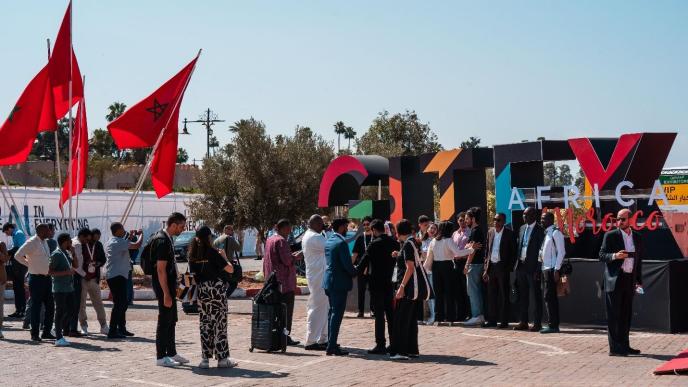 Attendees pictured at the first edition of GITEX Africa held in Marrakech, Morocco. COURTESY PHOTO / GITEX Africa