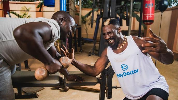 My Doctor to tap into the immense influence and reach of Golola Moses (right) to amplify their mission and extend their healthcare services to over 100,000 users. (COURSTEY PHOTO)