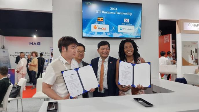 Hive Colab partners with South Korean firm, Dain Leaders, an important step towards developing closer ties between Uganda and South Korea and furthering joint initiatives to support entrepreneurs in Uganda's tech sector. COURTESY PHOTO