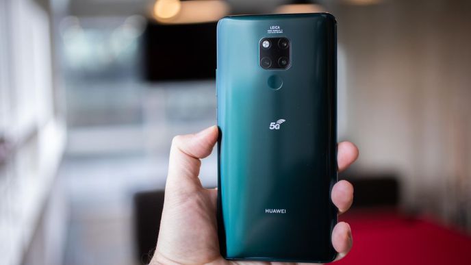 A person holding the Huawei Mate 20 X 5G after its launch. Courtesy Photo/techhnews