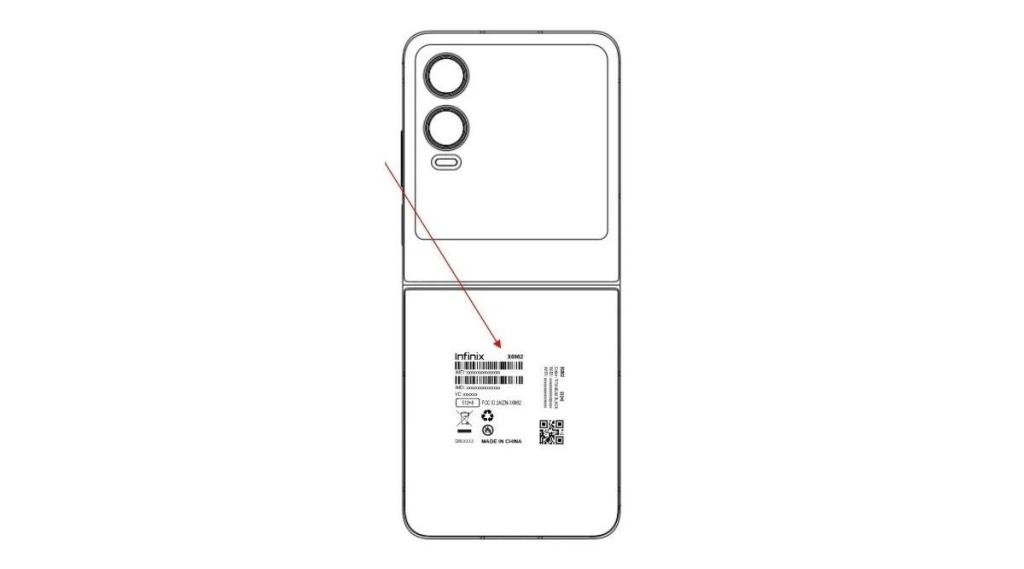 Infinix Zero Flip will also have two vertically aligned cameras. Courtesy photo/Concept photo