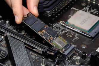 Installing an SSD card into a computer. Courtesy Photo: Shutterstock