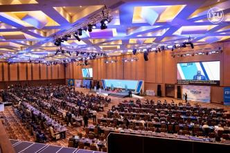 An audience attending the Global Symposium for Regulators (GSR) in Kampala, Uganda, held at the Speke Resort and Convention Centre, Munyonyo from 2-4, July 2024. ITU Photos