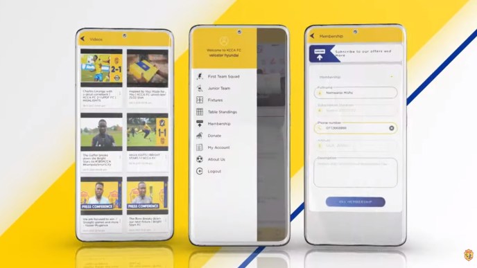 Uganda's sports app landscape will undoubtedly evolve, offering even more immersive and interactive experiences. PICTURED: A screenshot of the KCCA FC sports app. SCREENSHOT: PC Tech Magazine