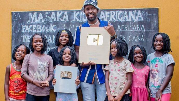 Eddy Kenzo and Masaka Kids Afrikana are among the five YouTubers in Uganda with over one million subscribers. COURTESY PHOTO