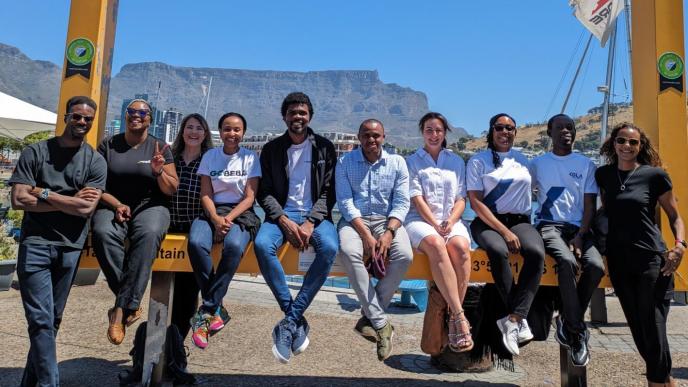 The Madica team poses for a group photo with the first three African startups to each receive $200,000 investment. COURTESY PHOTO