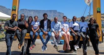 The Madica team poses for a group photo with the first three African startups to each receive $200,000 investment. COURTESY PHOTO