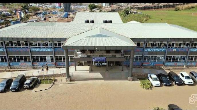 An aerial view of the National Innovation Hub situated within the UICT Nakawa campus.