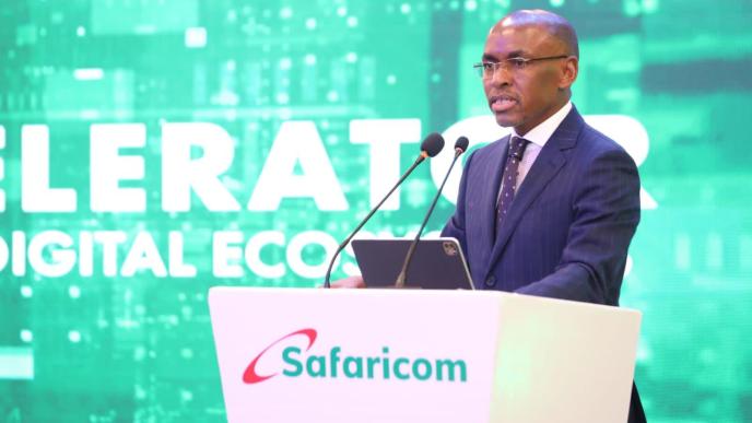 Peter Ndegwa, CEO of Safaricom PLC. FILE PHOTO/COURTESY PHOTO: Safaricom PLC