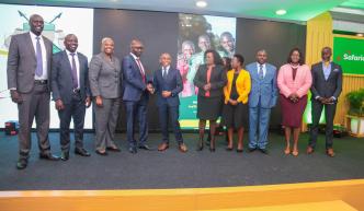 Safaricom signs an MoU with the County Government of Elgeyo Marakwet to digitize the county’s operations through myCounty App. PHOTO: Safaricom