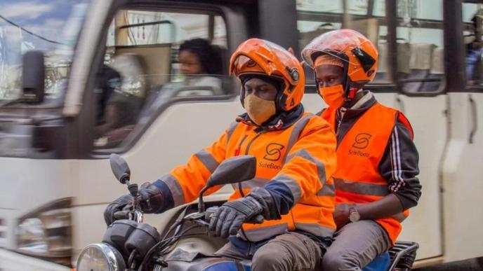 Pictured a Safeboda operating in the city. COURTESY PHOTO