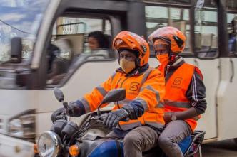 Pictured a Safeboda operating in the city. COURTESY PHOTO