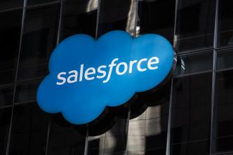 Salesforce is the most widely used Customer Relationships Management platform. (Photo by Stephen Lam/Getty Images) GETTY IMAGES