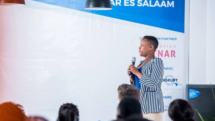 During the seedstar Dar es Salaam, Tanzania pitch competition on Monday 10th, Dec. 2018. (Photo Courtesy: Seedstar)