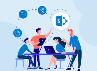 The promoting aspect of SharePoint is due to its collaborative nature that helps teams work together. COURTESY ILLUSTRATION