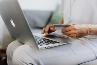 A customer pictured shopping online. (PHOTO: Karolina Grabowska/Pexels)