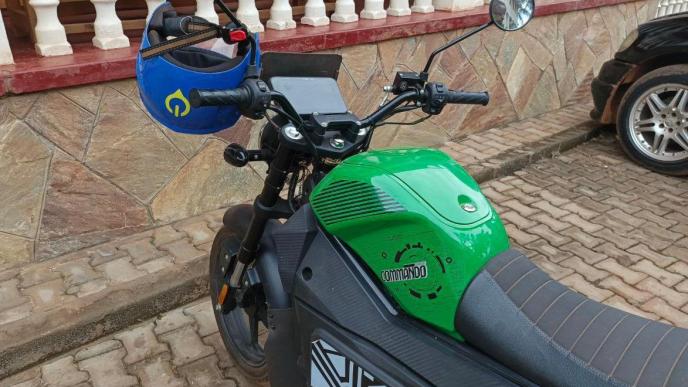 Uganda's electric motorcycle industry is poised for exponential growth, driven by innovation, sustainability, and a commitment to positive change. Pictured is a Spiro electric motorcycle. COURTESY PHOTO