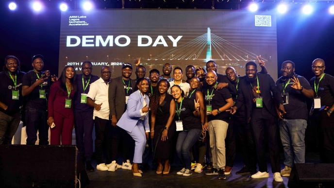 Startup founders, and stakeholders at the Techstars-ARM Labs accelerator demo day at Balmoral Convention Center, Federal Palace Hotel, Lagos, Nigeria. COURTESY PHOTO