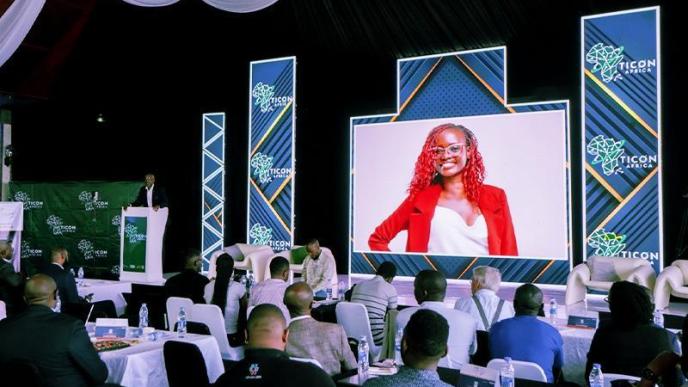 Attendees at the inaugural TICON Africa Conference hosted by ICTAU in Entebbe, Uganda, from 6 to 9 September 2023. COURTES PHOTO: TICON Africa