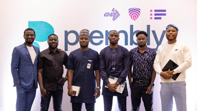 In Pictorial (L to R): Lanre Ogungbe, CEO Prembly, Niyi Adegboye, COO Prembly, Lanre Ibraheem, cofounder Tunnel, Yusuf Badmos, cofounder Tunnel, Kayode Olayiwola, Head of Engineering, Prembly and Tobi Okedeji, CEO and cofounder Tunnel.