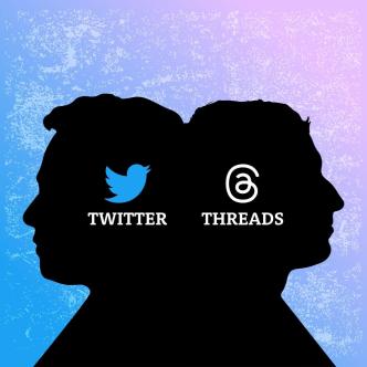 Twitter's aggressive reaction to Threads' launch shows it fears its newest rival. ILLUSTRATION Credit: Shutterstuck / savrin