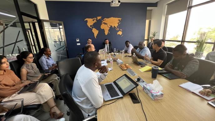 Uganda delegates visit Smart Capital to learn about everything relating to the Tunisia's Startup Act and its performance. PHOTO: Keneth Twesigye