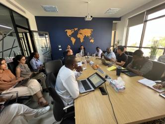 Uganda delegates visit Smart Capital to learn about everything relating to the Tunisia's Startup Act and its performance. PHOTO: Keneth Twesigye