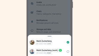 WhatsApp will soon be able to switch between two accounts on the app. Users will be able to have two WhatsApp accounts on one phone within the app. PHOTO: Mark Zuckerberg / WhatsApp Channel