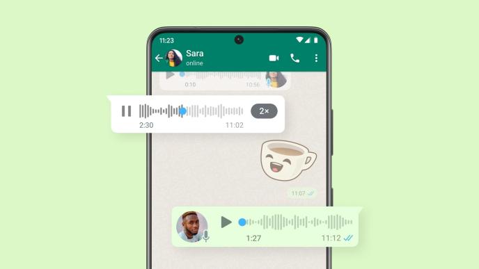 WhatsApp launched voice messaging in 2013 and since then it has change the way people communicate. IMAGE: Meta Platforms