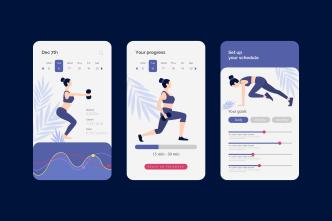 Instead of expensive gym memberships and long commutes to workouts, use mobile apps. ILLUSTRATION: Freepik