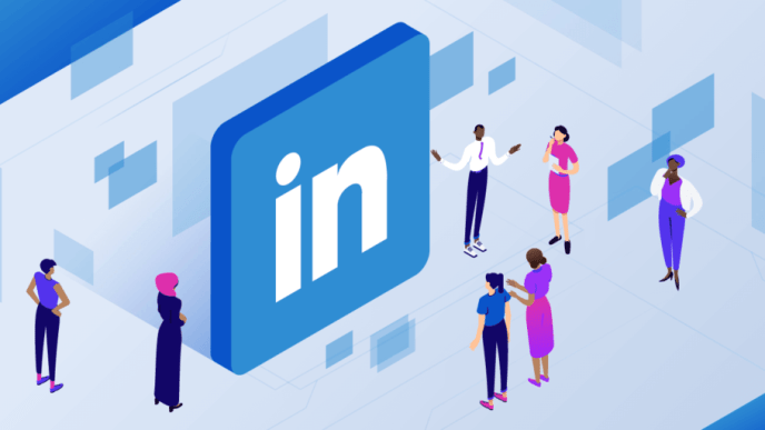 LinkedIn logo illustration. COURTESY ILLUSTRATION